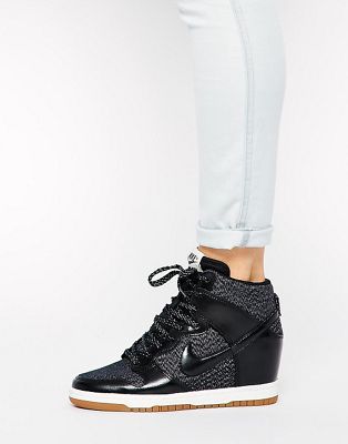 asos wedge trainers