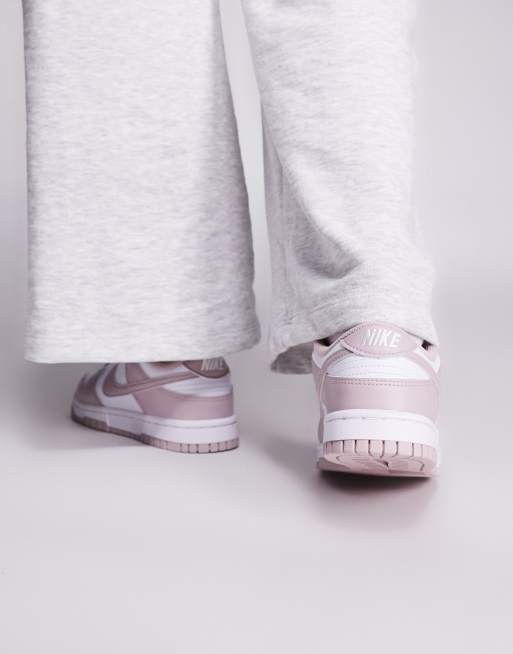 Nike - Dunk - Sneakers basse bianche e rosa, 3 di 5