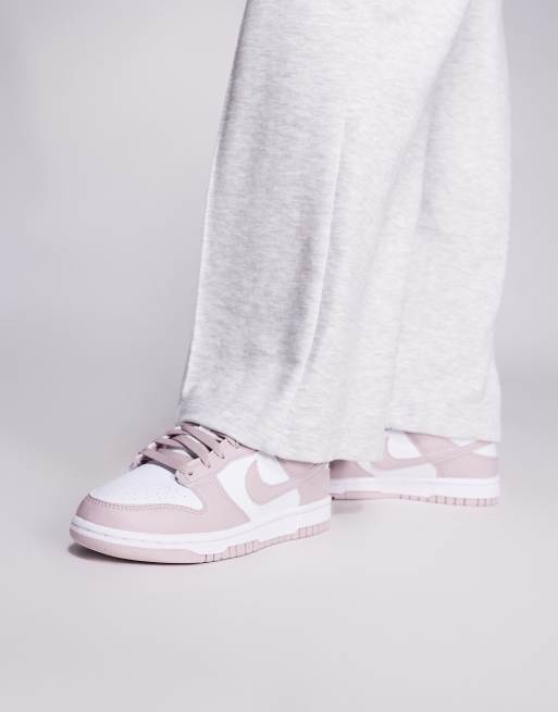Nike - Dunk - Sneakers basse bianche e rosa, 5 di 5
