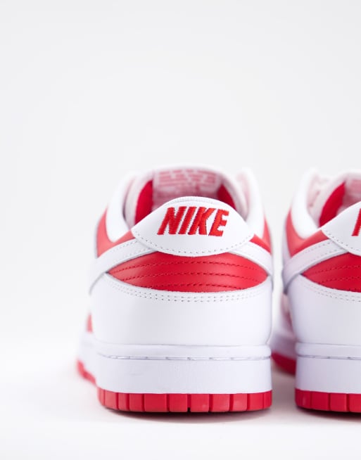 Low University Red Dunk Bianche Rosse Difference Between Price