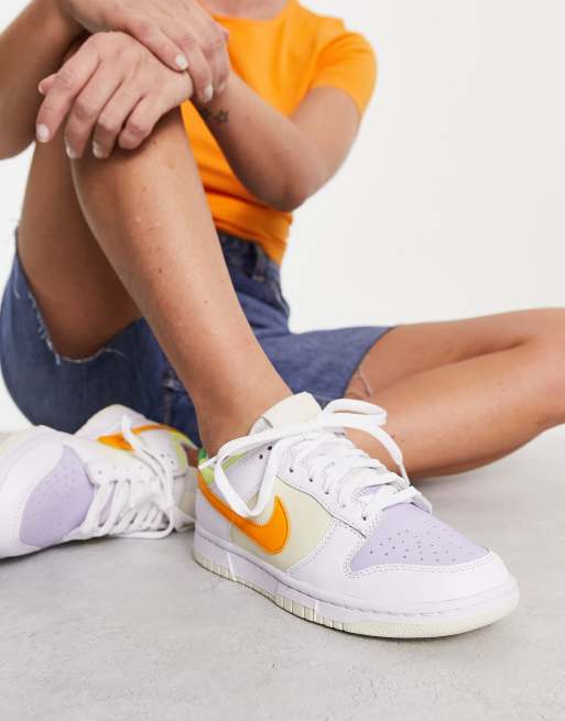 Nike - Dunk - Sneakers bianche multicolore