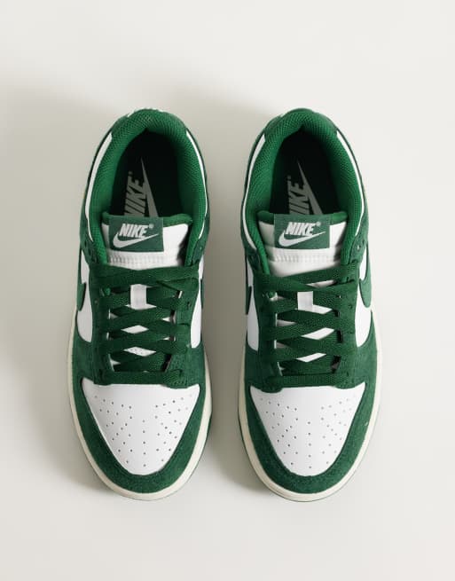 Nike Dunk sneakers i mørkegrøn og hvid, 2 af 5