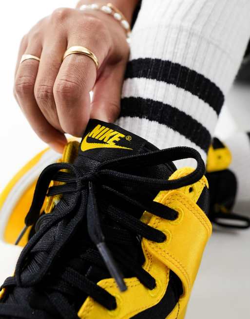 Nike - Dunk Twist - Høje sneakers i sort og guldfarve , 3 af 5