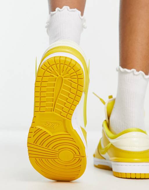 Nike Dunk Twist low sneakers in vivid sulphur and cream, 2 of 4