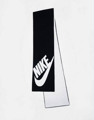 Nike unisex branded scarf in black - ASOS Price Checker