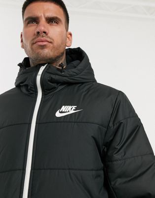 Nike Eco-Down hooded puffer jacket in 