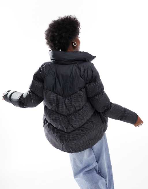 Nike ecodown puffer jacket in black