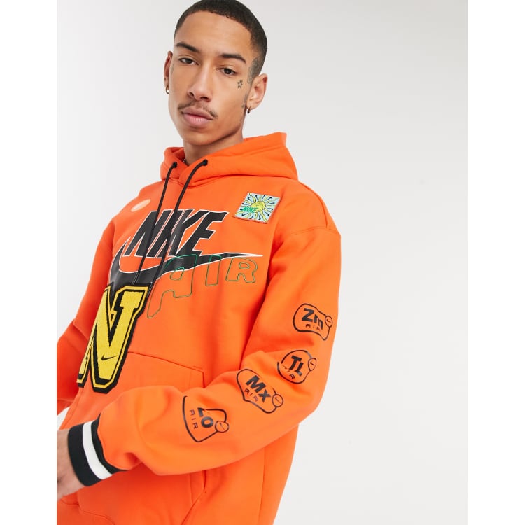 Orange nike best sale air hoodie