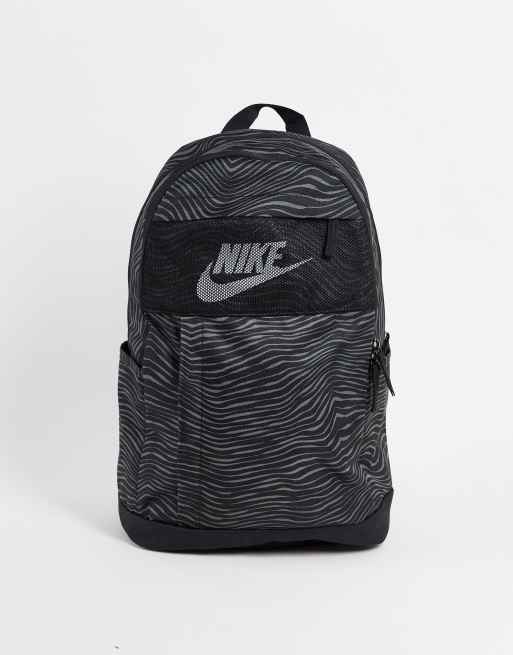 Nike Elemental backpack in black/grey zebra | ASOS