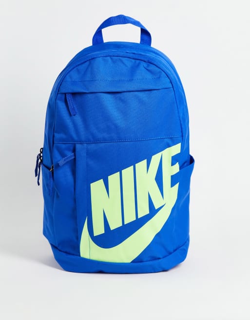 Nike Elemental FA21 logo backpack in blue