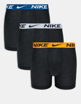 Nike Elite Breathe 3-pack Boxer Briefs In Multi