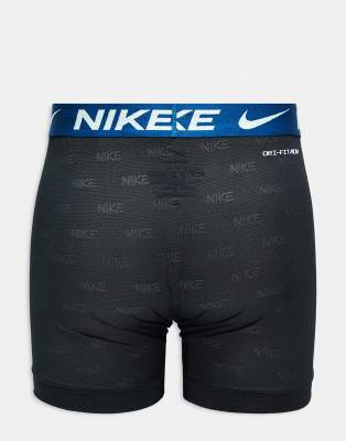 Nike Elite Breathe 3-pack Boxer Briefs In Multi