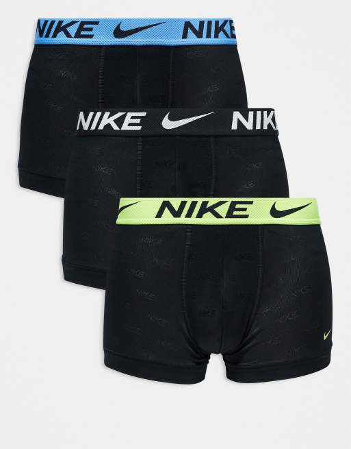 Nike - Elite Breathe - Pakke med 3 par boksershorts med gentaget logoprint