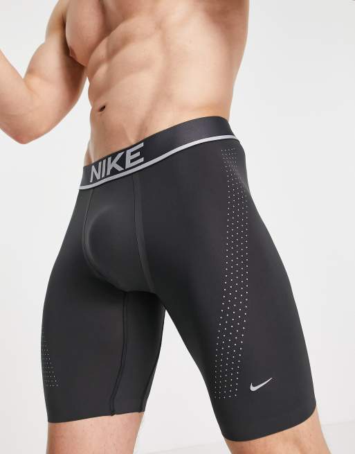 Nike Elite Micro extra long boxer briefs in grey