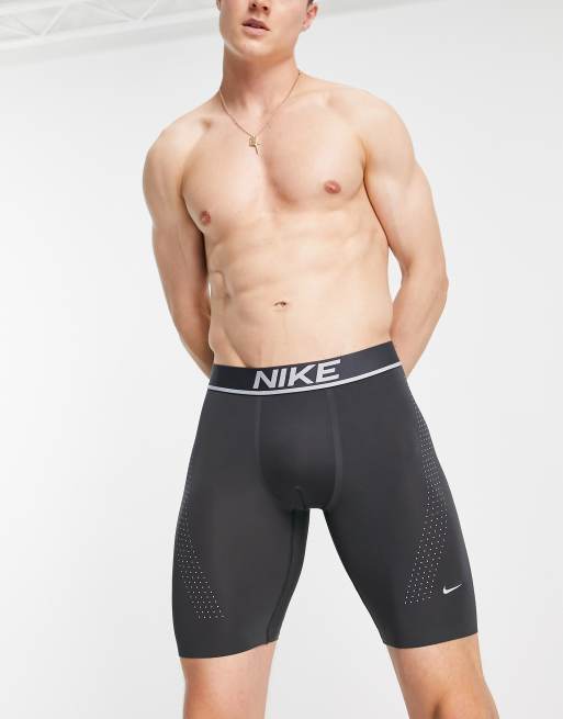 Nike Elite Micro extra long boxer briefs in grey