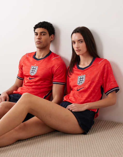 Nike England World Cup 26 away jersey in red