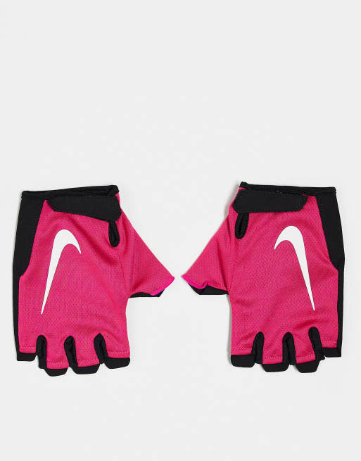 Nike Essential 2.0 training fitness gloves in vivid pink ASOS