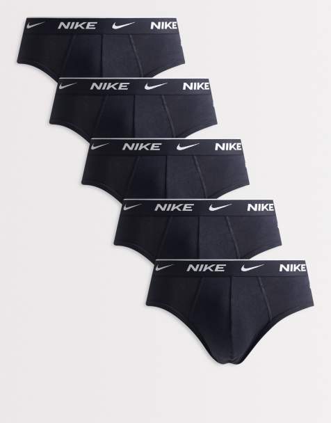 Nike – Essential – 5er-Pack Unterhosen aus Baumwolle in Schwarz - view 1