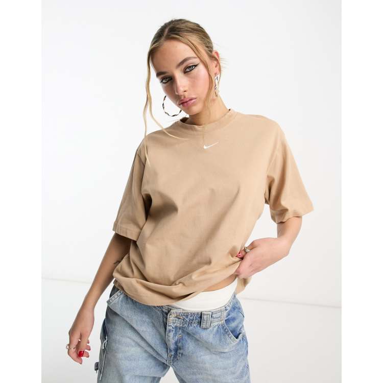 Sweat Beige Femme Nike Essentials