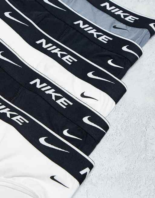 Nike Essential Cotton 5 pack briefs in black/white/grey waistbands, 3 of 3