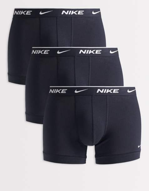 Nike Essential Cotton Stretch 3 pack briefs in black - view 1