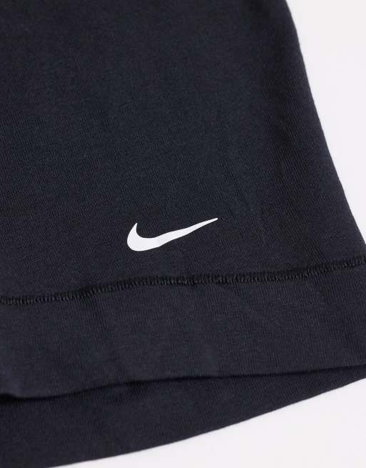 Nike Essential Cotton Stretch 3 pack long boxer briefs in black, 3 of 3