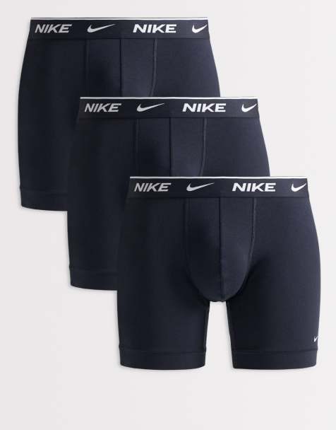 Nike - Essential Cotton Stretch - Pakke med 3 par sorte boksershorts - view 1