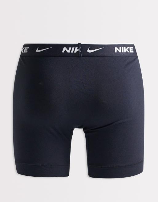 Nike - Essential Cotton Stretch - Set van 3 boxershorts in zwart, grijs en wit, 2 van 3