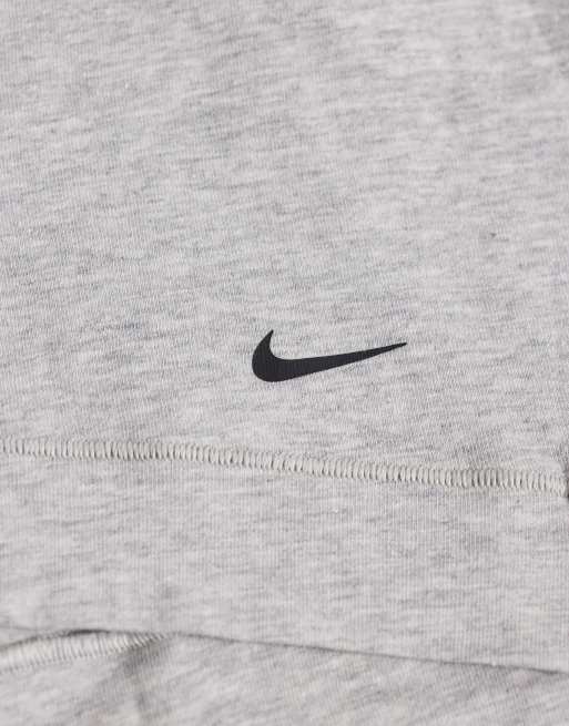 Nike - Essential Cotton Stretch - Set van 3 boxershorts in zwart, grijs en wit, 3 van 3