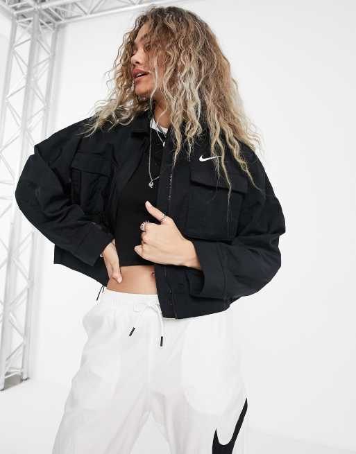 Rework Nike Crop Windbreaker - XL