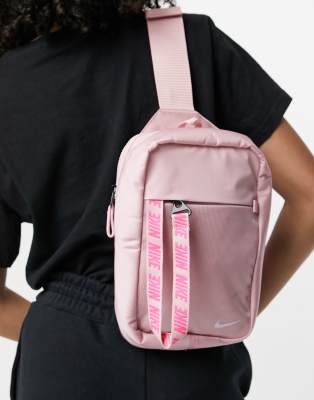 pink nike cross body bag