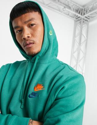 nike multi logo hoodie