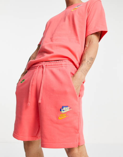 Coral store nike shorts