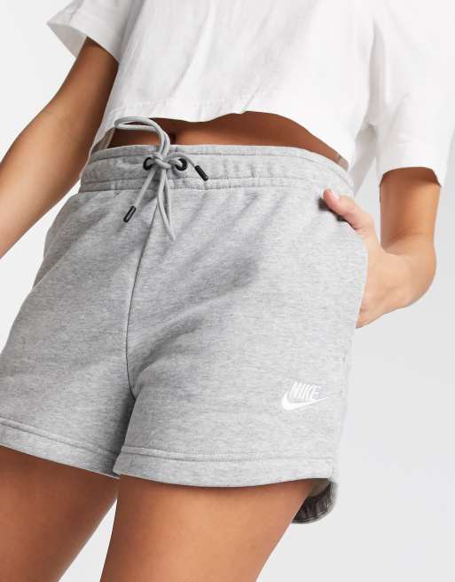 Womens nike best sale fleece shorts