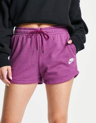 Pink fleece nike outlet shorts