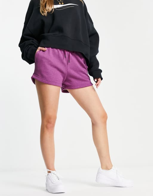 Nike Essential Fleece shorts in purple