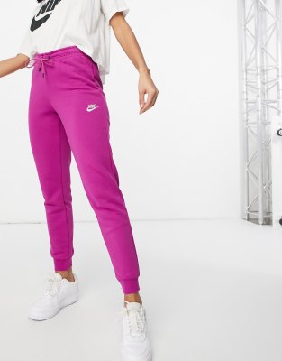 pink tight joggers