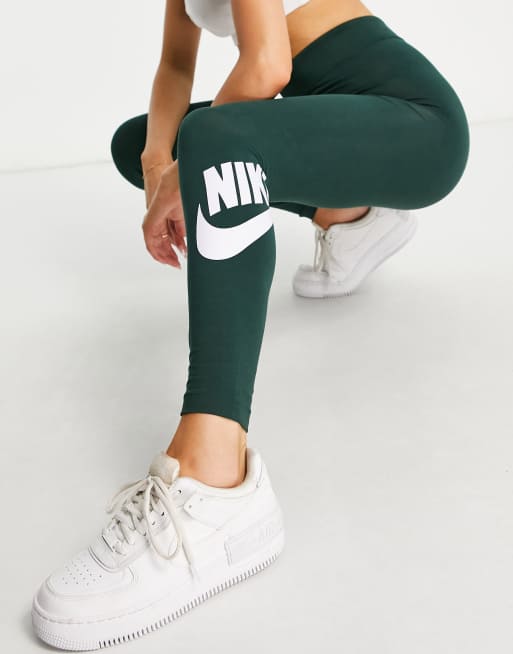 Nike Essential futura high-rise leggings in green