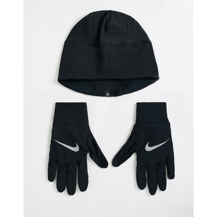 Nike Essential hat and glove set hat and gloves set in black ASOS