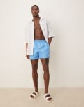 [Nike Swimming] Nike Essential Lap 5 inch Volley swim shorts in blue M BLUE