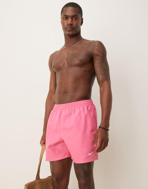 Nike Essential Lap 5 inch Volley swim shorts in pink - view 1