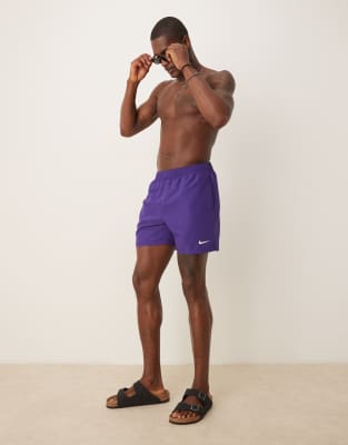 Essential Lap - Volley-Badeshorts in Lila, 5 Zoll Schrittlänge Lila XS