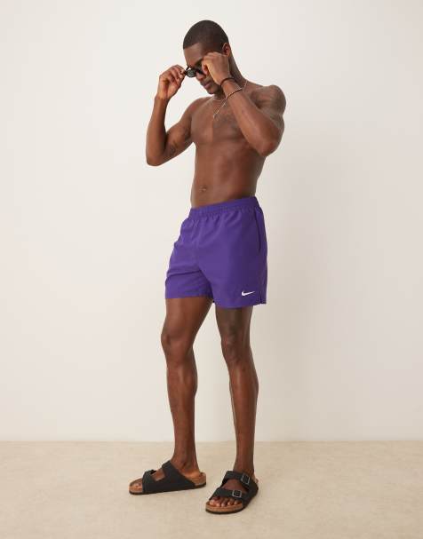 Nike – Essential Lap – Volley-Badeshorts in Lila, 5 Zoll Schrittlänge - view 1