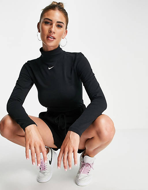 asos.com | Nike long sleeve t-shirt mock neck