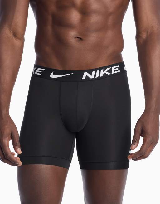 Nike Essential Micro 5 pack boxer briefs in black, 2 of 4