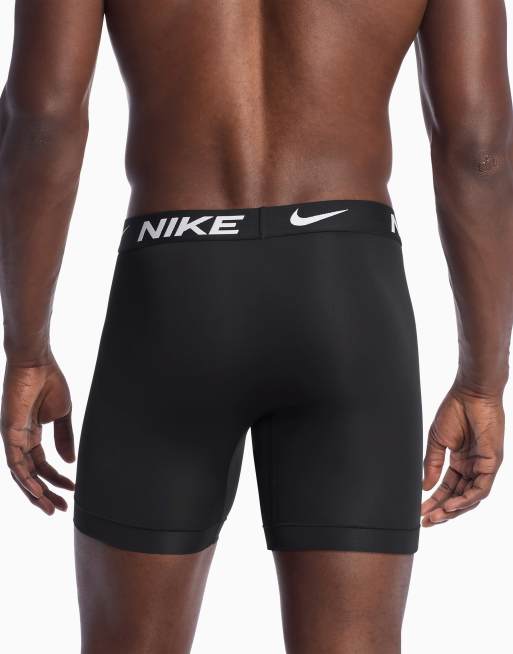 Nike Essential Micro 5 pack boxer briefs in black, 3 of 4