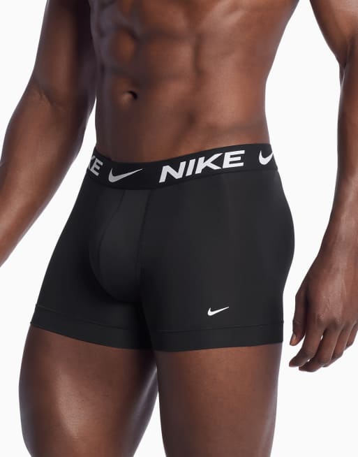 Nike Essential Micro 5 pack trunks in black, 3 of 4