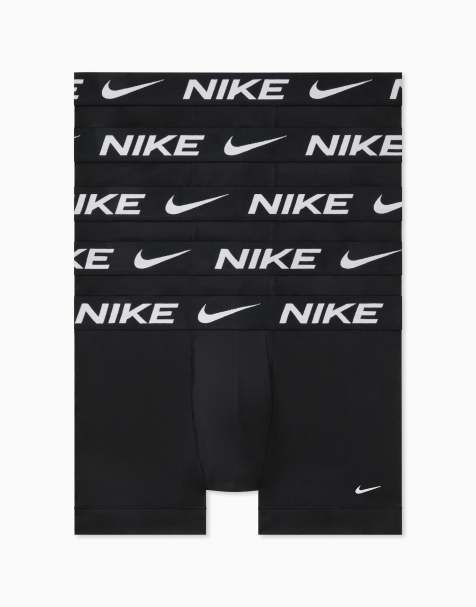 Nike Essential Micro pakke med 5 boksershorts i sort - view 1