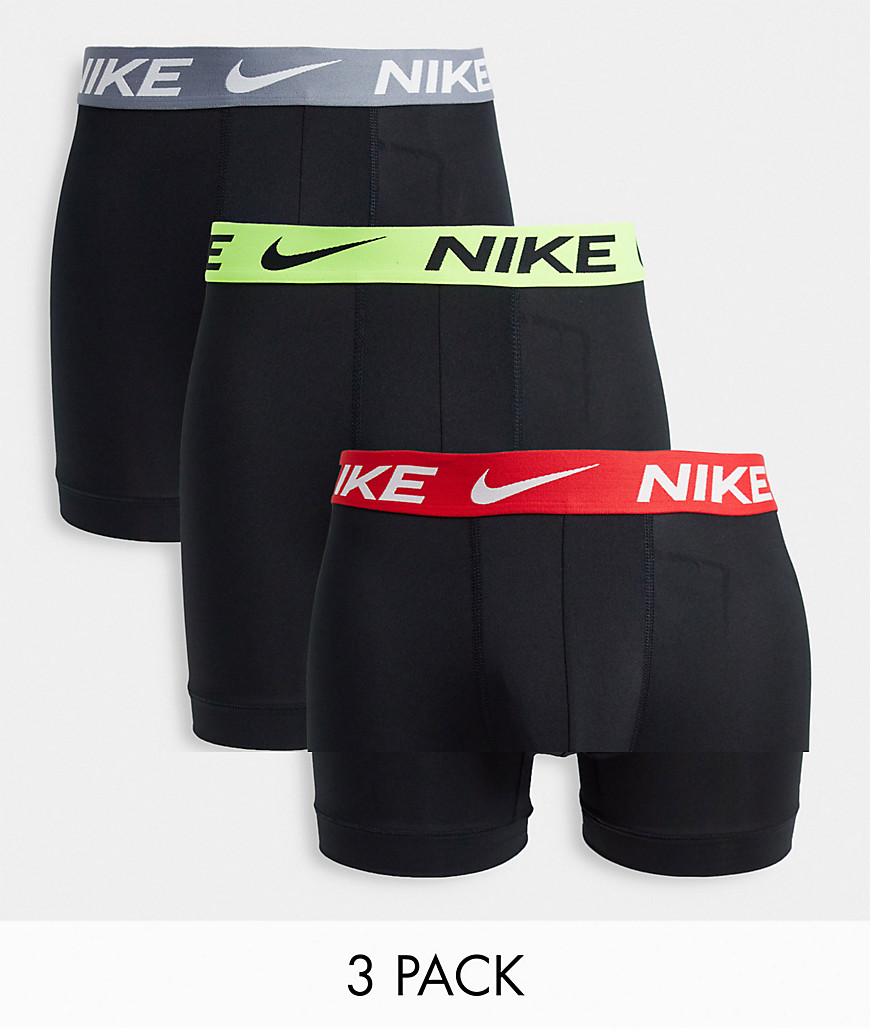 Nike - Essential Micro - Set van 3 boxershorts in zwart