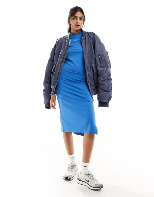 nike blue dress NikeCourt Slam New York Women's Dri-FIT Tennis Dress
